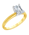 MACY'S DIAMOND EMERALD-CUT SOLITAIRE ENGAGEMENT RING (1 CT. T.W.) IN 14K WHITE OR YELLOW GOLD