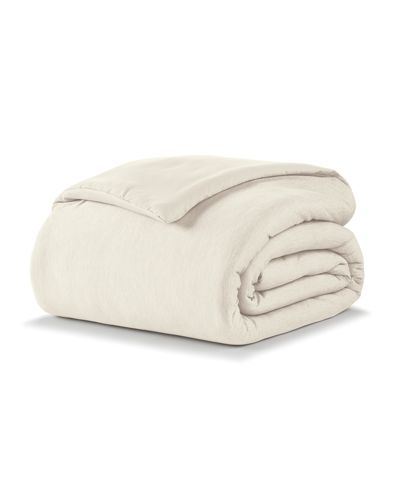 Ella Jayne Cooling Jersey Down-alternative Comforter, Full/queen In Cream