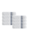 ENCHANTE HOME UNIQUE 8-PC. TURKISH COTTON HAND TOWEL SET BEDDING