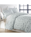 Southshore Fine Linens Sweet Florals Ultra Soft 3 Pc. Duvet Cover Set, Twin/twin Xl Bedding In Blue