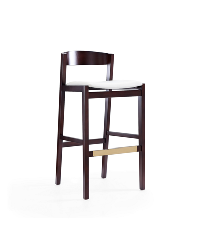 Manhattan Comfort Klismos Counter Stool In Multi