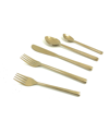 VIBHSA FLATWARE GOLD 5 PIECE PLACE SETTING