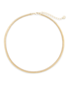 BROOK & YORK BROOK & YORK 14K GOLD PLATED IZZY HERRINGBONE CHOKER NECKLACE