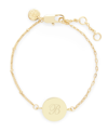 Brook & York 14k Gold Plated Paige Initial Bracelet In Gold