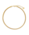 Brook & York Izzy Herringbone Anklet In Gold