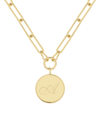 Brook & York Callie Initial Pendant In Gold