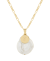 Brook & York Olive Initial Charm Pendant In Gold