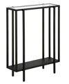 Hudson & Canal Vireo 22" Console Table With Shelf In Black