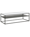 Hudson & Canal Ada 54" Coffee Table In Black
