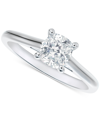 De Beers Forevermark Portfolio By  Diamond Cushion-cut Cathedral Solitaire Engagement Ring (1/2 Ct. T In Gold