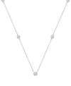 DE BEERS FOREVERMARK PORTFOLIO BY DE BEERS FOREVERMARK DIAMOND HONEYCOMB STATION STATEMENT NECKLACE (7/8 CT. T.W.) IN 14K