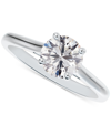 DE BEERS FOREVERMARK PORTFOLIO BY DE BEERS FOREVERMARK DIAMOND ROUND-CUT CATHEDRAL SOLITAIRE ENGAGEMENT RING (1/2 CT. T.W