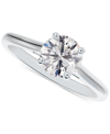 De Beers Forevermark Portfolio By  Diamond Round-cut Cathedral Solitaire Engagement Ring (1/2 Ct. T.w In Gold