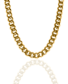 OMA THE LABEL WOMEN'S CHUNKY CUBAN LINK 18K GOLD PLATED BRASS 15MM NECKLACE, 18"