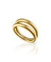 OMA THE LABEL WOMEN'S PHOENIX 18K GOLD-PLATED BRASS PLAIN RING