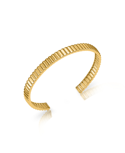 Oma The Label Fantasi Bangle In 18k Gold- Plated Brass In Yellow