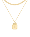 Brook & York Women's Margot Initial Layering Necklace Set In Gold