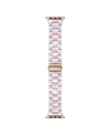 Posh Tech Claire Blush Tortoise Resin Link Band For Apple Watch, 38mm-40mm In Pink