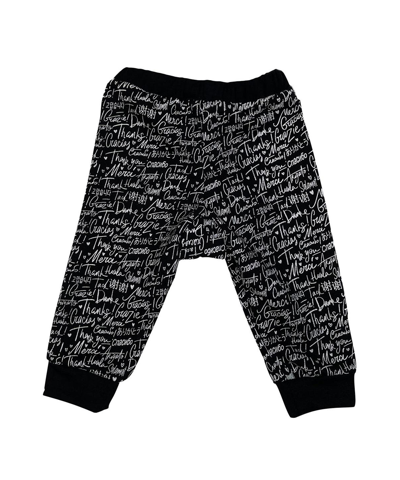 Mixed Up Clothing Baby Boys And Girls Print Joggers Pants In Black
