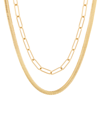 Brook & York Colette Chain Layering Necklace, Set Of 2 In Yellow
