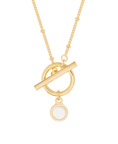 Brook & York Lane Toggle Pendant Chain Necklace In Gold-plated