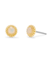 Brook & York Pippa Opalite Stud Earrings In Yellow