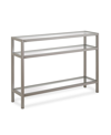 Hudson & Canal Sivil Console Table In Silver
