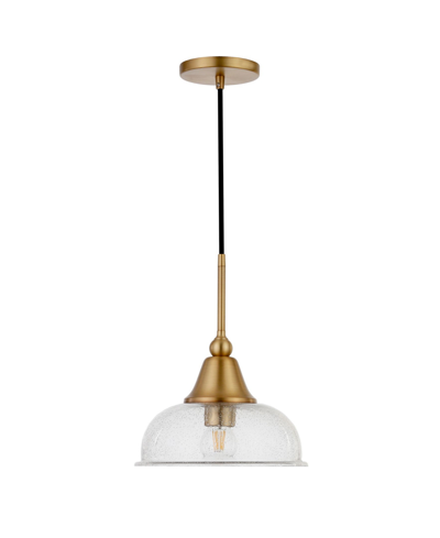 Hudson & Canal Magnolia Pendant In Gold-tone