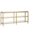 Hudson & Canal Alexis 64" Console Table In Gold