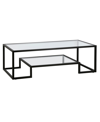 Hudson & Canal Athena 54" Coffee Table In Black