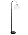 Hudson & Canal Veronica Arc Floor Lamp In Black
