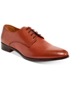 Carlos By Carlos Santana Power Plain Mens Leather Padded Insole Oxfords In Tan/beige