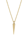 SARAH CHLOE SPIKE 18" PENDANT NECKLACE IN 14K GOLD-PLATED STERLING SILVER