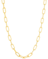 SARAH CHLOE 14K GOLD PLATED CAMILA PAPERCLIP NECKLACE
