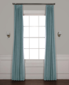 Exclusive Fabrics & Furnishings Skylark Blue Signature Velvet Blackout Curtain In Blue