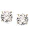 Macy's Diamond Stud Earrings In 14k Gold 1 3 Ct. T.w. 1 Ct. T.w. In Yellow