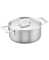 DEMEYERE INDUSTRY 5.5-QT. STAINLESS STEEL DUTCH OVEN