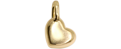 Alex Woo Mini Heart Pendant In 14k Gold In Yellow Gold