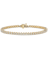 Macy's Diamond Tennis Bracelet (2 Ct. T.w.) In 14k Gold In Gold