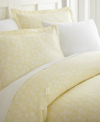 Ienjoy Home Elegant Designs Patterned Duvet Cover Set By The Home Collection, King/cal King Bedding In White