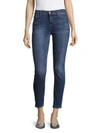 7 FOR ALL MANKIND THE ANKLE SOLID SKINNY JEANS,0400094751402