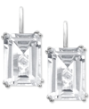 Macy's Lime Quartz Leverback Drop Earrings (12-5/8 Ct. T.w.) In 14k Gold-plated Sterling Silver (also In Wh In White