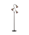 Jonathan Y Walker Tiffany-multi-light Led Floor Lamp In Red