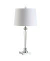 Jonathan Y Foster Crystal Led Table Lamp In White