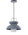 Jonathan Y Paul Farmhouse Metal Led Pendant In Gray