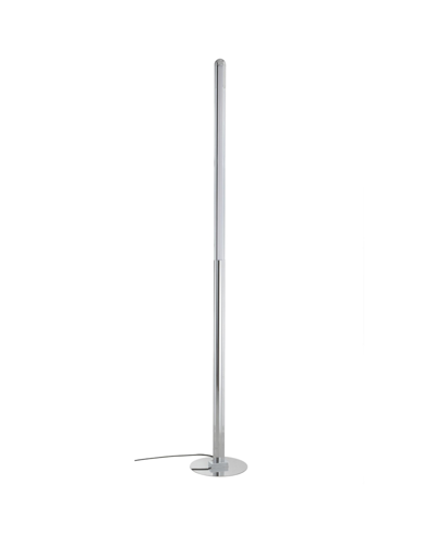Jonathan Y Roxanna 68in Integrated Led Metal Floor Lamp In Silver