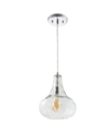Jonathan Y Ferano 9" Adjustable Led Pendant In Silver