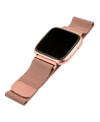 WITHIT WITHIT ROSE GOLD-TONE STAINLESS STEEL MESH BAND COMPATIBLE WITH THE FITBIT VERSA AND FITBIT VERSA 2