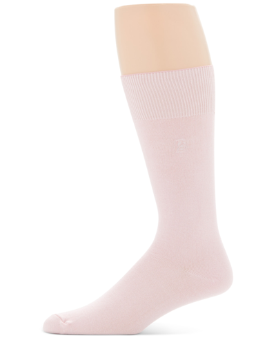 Perry Ellis Portfolio Perry Ellis Men's Socks, Rayon Dress Sock Single Pack In Pink