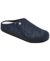 Birkenstock Men's Zermatt Shearling Clog Slippers From Finish Line In Blue